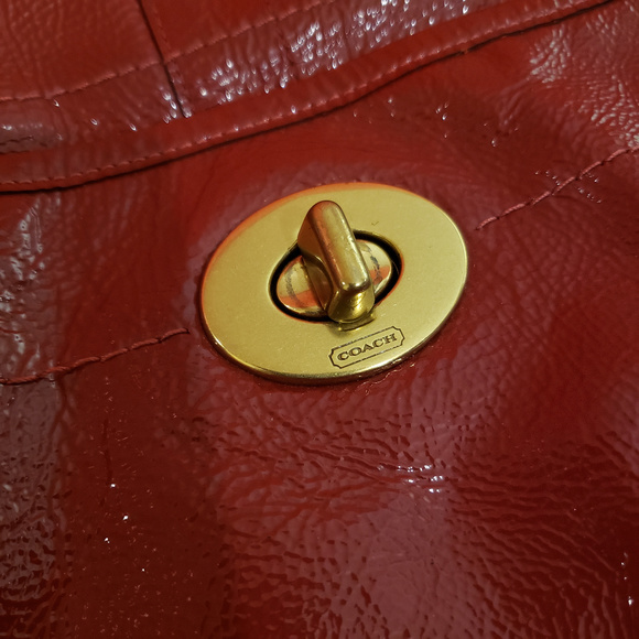 Coach Patent Leather Shoulder - Picture 3 of 10